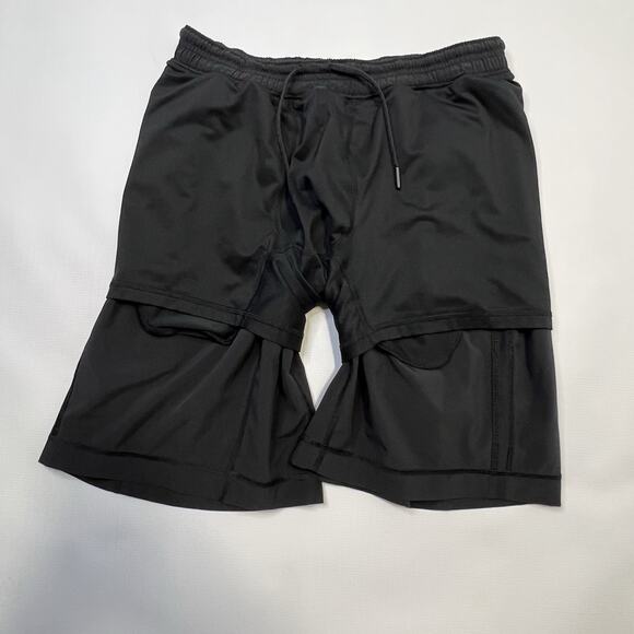 Lululemon Pace Breaker Short 9" Swim Mens Size Small Black Swift Lined - Picture 12 of 12